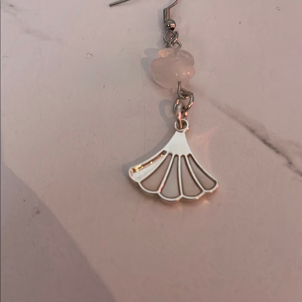 Elegant Silver Dangle Earrings - Picture 2 of 2